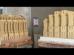 55-65% Al2O3 Carbon Roaster High Alumina Fire Brick Ειδικό σχήμα