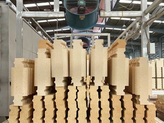 Αγορά 55-65% Al2O3 Carbon Roaster High Alumina Fire Brick Ειδικό σχήμα online manufacture
