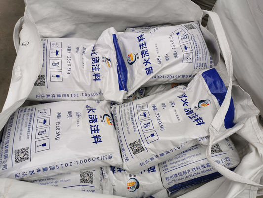 Bonded Unshape High Alumina Refractory Castable Material For Boiler